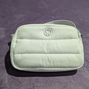 lululemon athletica White Quilted Crossbody Bag